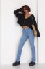 Жіночі джинси skinny з розрізами - 096