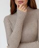 Трикотажна приталена сукня 1384.1 бежева