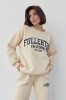 Жіночий спортивний костюм на флісі Fullerton California - 23166 кремовий