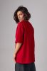 Базова однотонна футболка oversize - 82793 червона