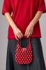 Базова однотонна футболка oversize - 82793 червона